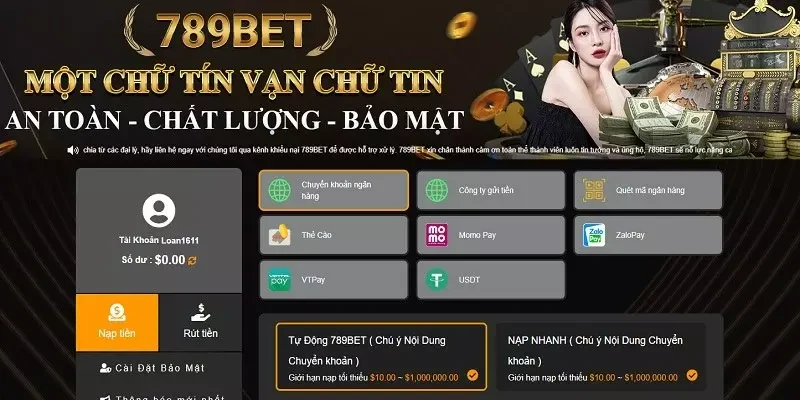 giao dịch nạp rút tiền ấn tượng 