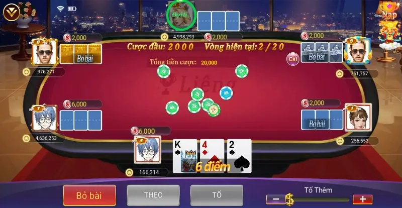 Chơi liêng online vô cùng hấp dẫn với game thủ