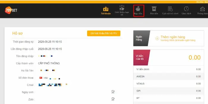 Tổng hợp những hình thức rút tiền phổ biến nhất tại 789bet