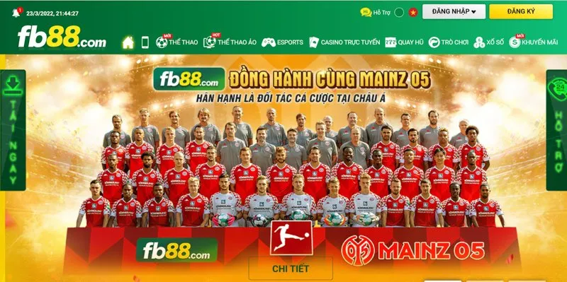 FB88 chỉ xếp sau 789BET trong bảng xếp hạng nổi tiếng

