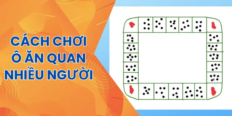 Có thể chơi ô ăn quan với nhiều người