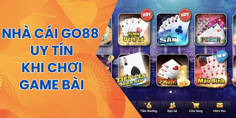 Go88 thu hút lượng người chơi game bài lớn hiện nay