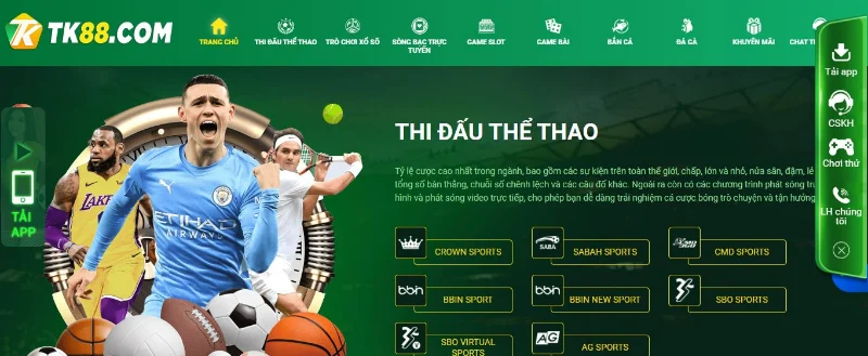 Đấu trường giải trí TK88